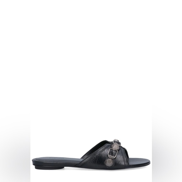 NIB Balenciaga Cagole Black Sandal size 37 - Picture 7 of 16